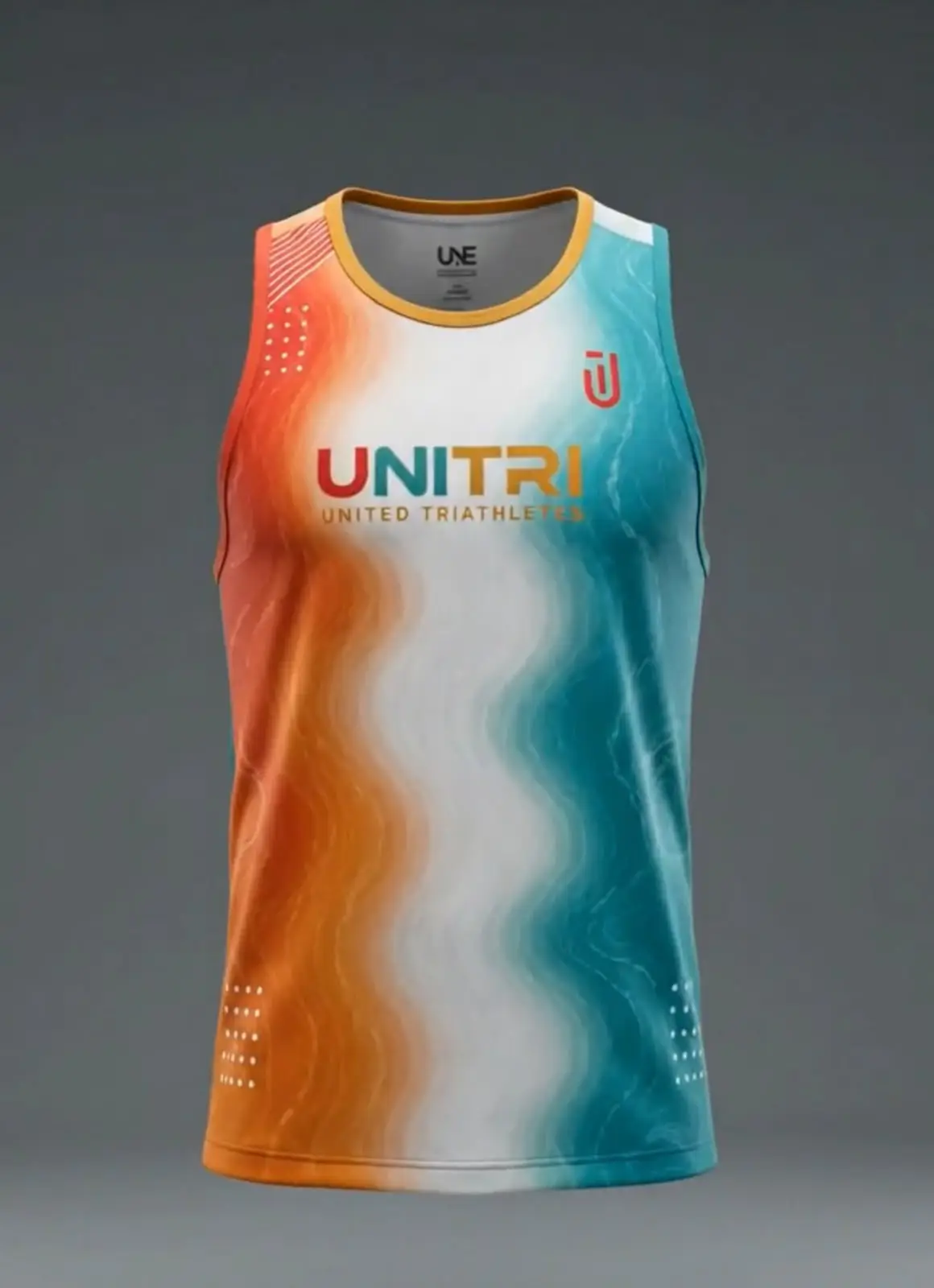 UNITRI Running Singlet - Teal Edition